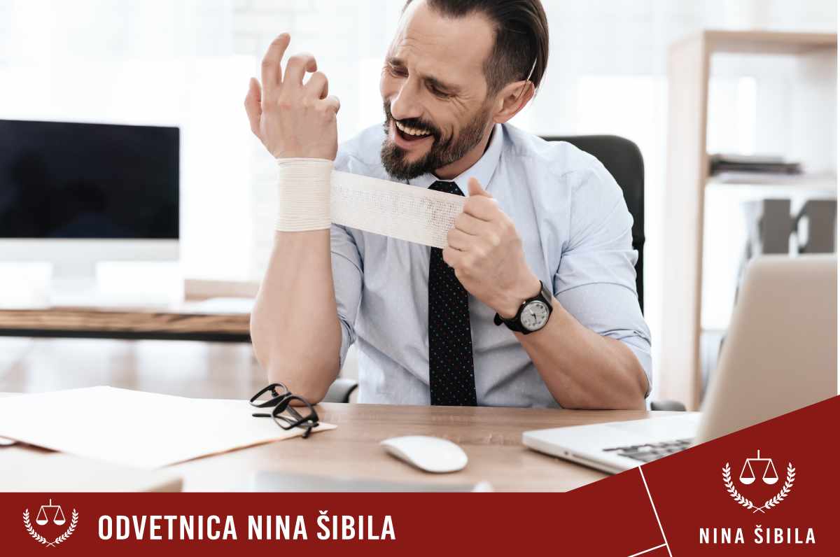odškodnina za poškodbo pri delu