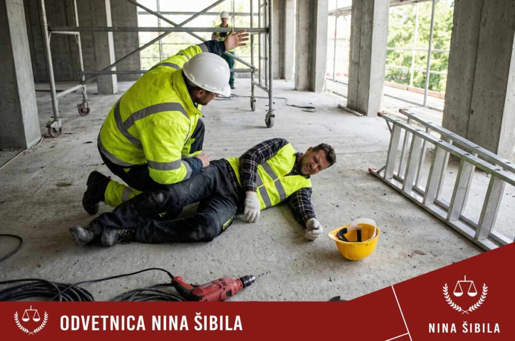 odškodnina za poškodbo na delovnem mestu