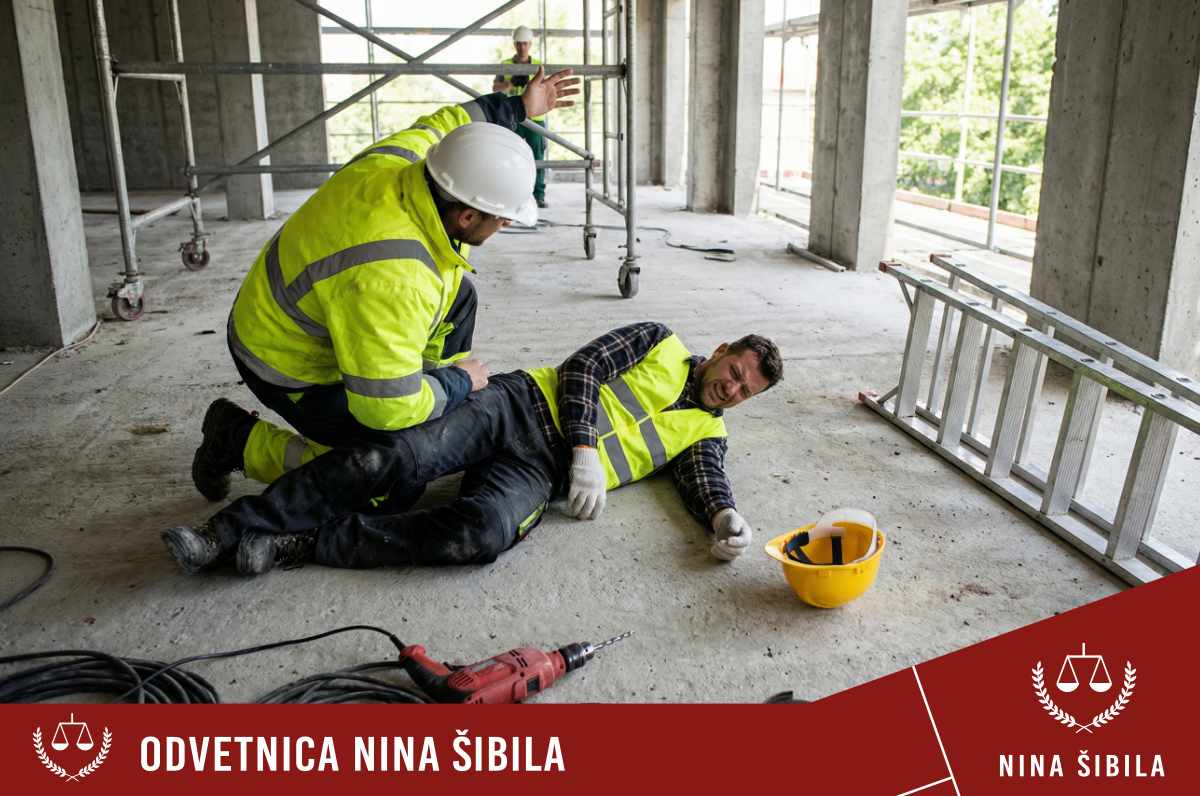 odškodnina za poškodbo na delovnem mestu